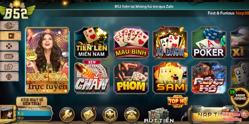 Cơ chế game bài đổi thưởng B52 Club là gì